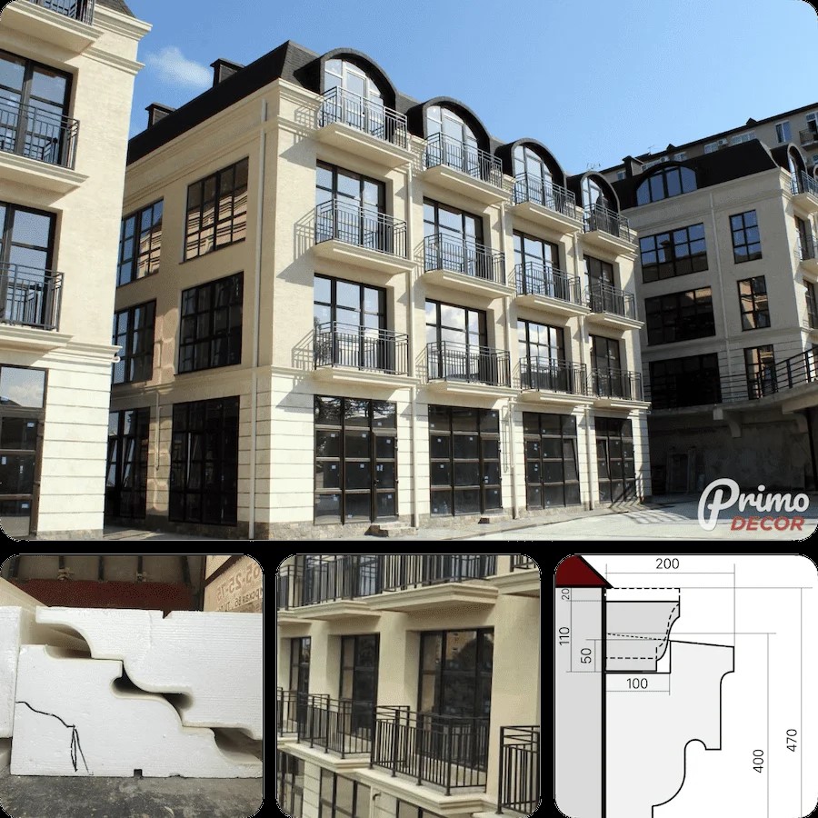 Фасадный декор в архитектуре